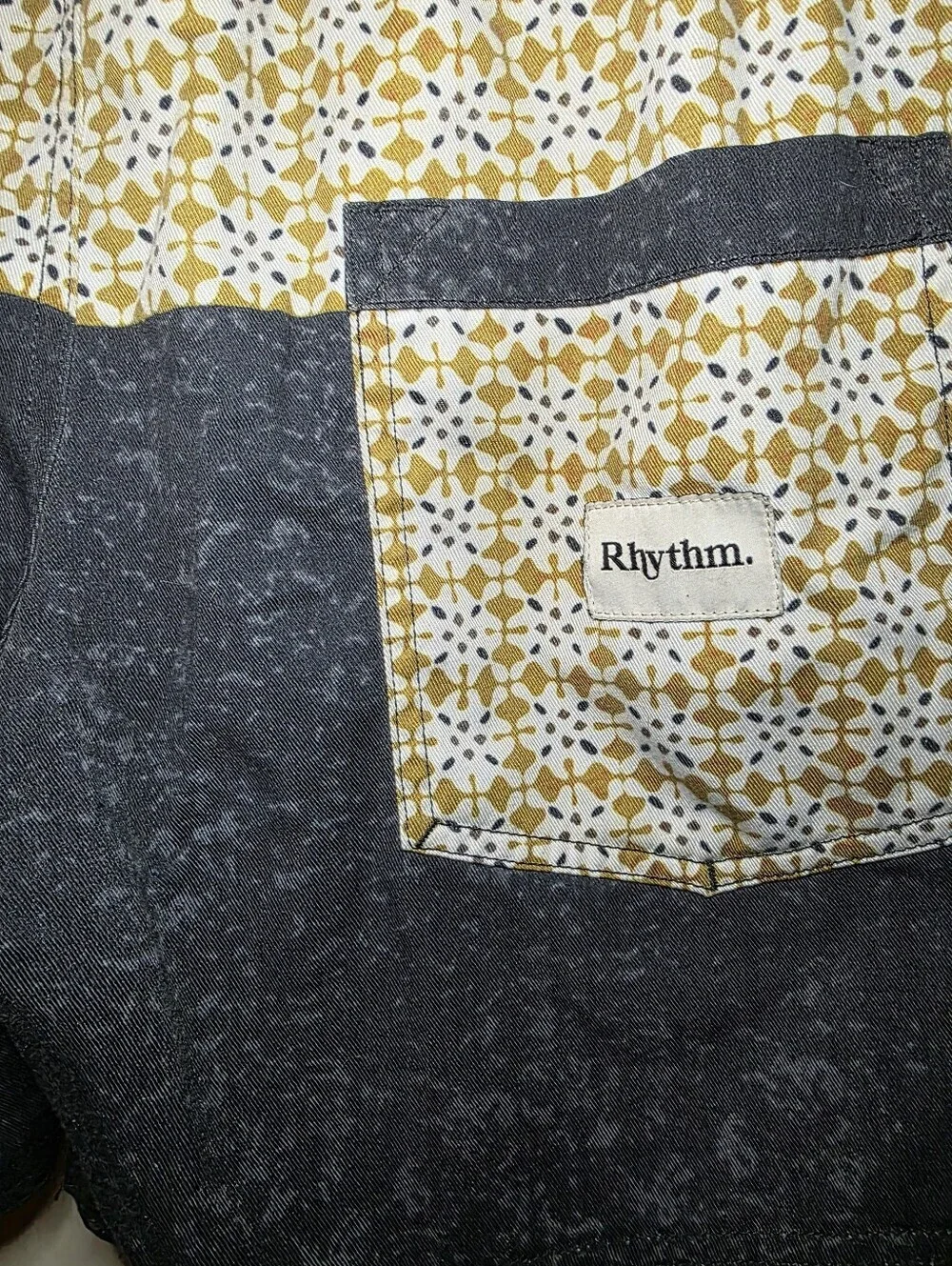Rhythm | Drawstring Cotton Blend  Shorts Sz 30